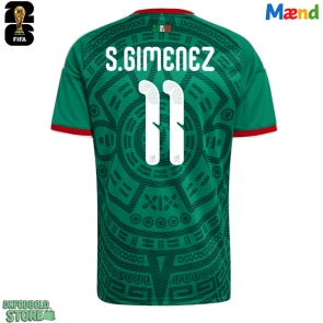 Mexico Santiago Gimenez #11 Replika Hjemmebanetrøje VM 2026 Kortærmet